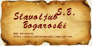 Slavoljub Bogaroški vizit kartica